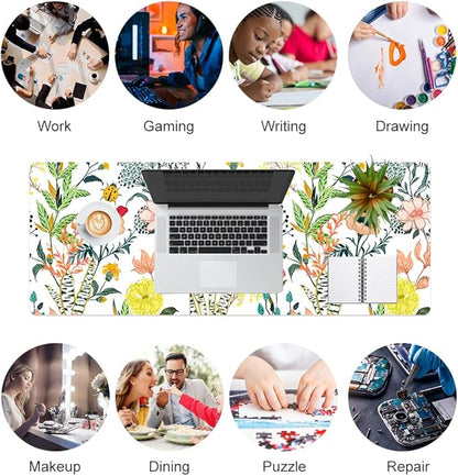 QIYI Floral Large Mouse Pad, Colorful Desk Mat - Image 7