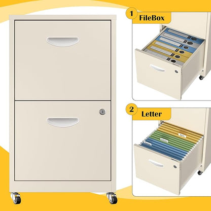 SteeLoong 2 Drawer File Cabinet - Image 7