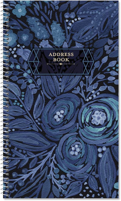 Navy Blossoms Address Book by Current
