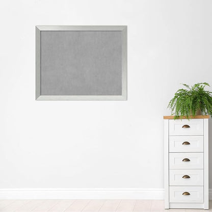 Amanti Art Silver Framed Magnetic Board 36x44 X-Large Vision Board - Image 5