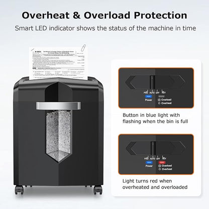 Bonsaii 12-Sheet Micro Cut Shredders - Image 5