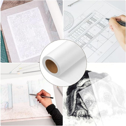 Tracing Paper Roll 17in x 25yd, Gift Wrapping - Image 6