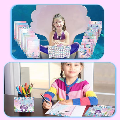 TaoBary 160 Pcs Stationery Paper Set 50 Double Sided Stationery Papers - Image 7
