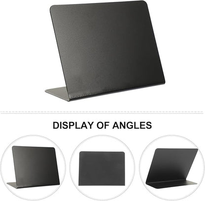 VILLCASE 10pcs Mini Chalkboard Signs Reusable Acrylic Desktop Message Boards - Image 5
