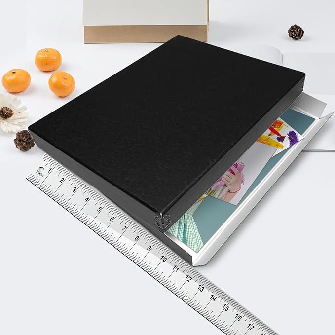 Lineco Museum Archival Storage Box, 11.75x17.75x1.5 in. Drop Front Design. - Image 3