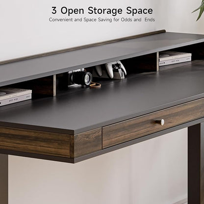 ONBRILL Standing Desk with Drawers, 55x23.6 Inch Electric Stand Up Desk with - Image 8