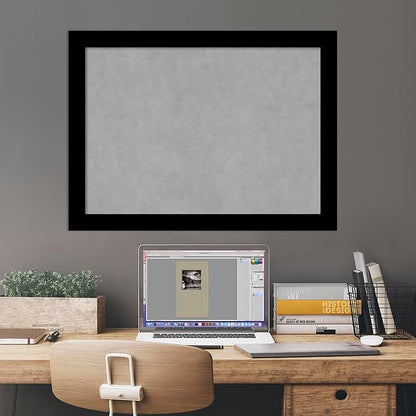 Amanti Art Black Framed Magnetic Board 23x31 Medium Vision Board - Image 6