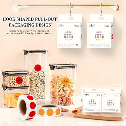 PARLAIM 2 Rolls 2000PCS 3/4" Round Circle Color-Code Dot Stickers, 2 Color - Image 7