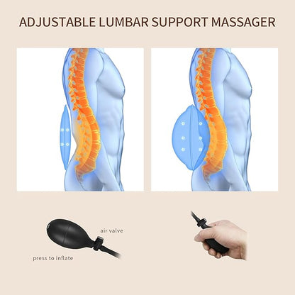 comrelax Back Massager with Heat, Massage Seat Cushion with 3D Lumbar Support - Image 6