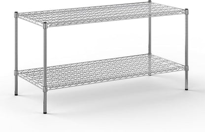Regal Altair 24" Deep x 54" Wide x 27" Height Wire Shelving Kit | 2-Tier | NSF by Regal+Altair