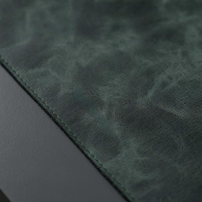 TORONATA Jersey Genuine Calfskin Leather Desk Pad, Office Desk Mat - Image 3