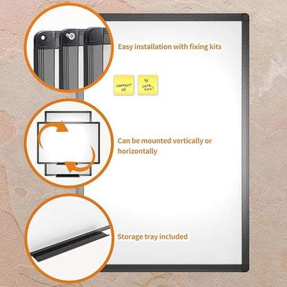 VIZ-PRO Magnetic Whiteboard/Dry Erase Board - Image 4