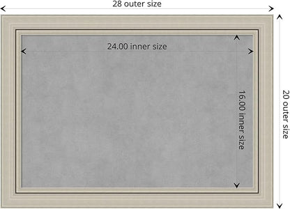 Amanti Art Silver Framed Magnetic Board 20x28 Medium Vision Board - Image 4
