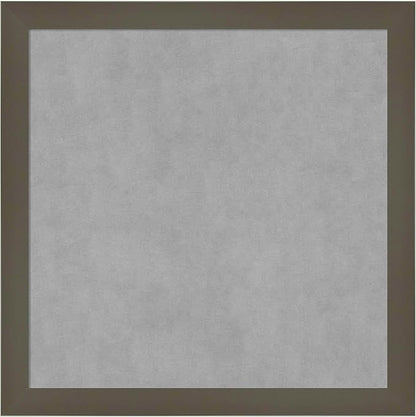 Amanti Art Grey Framed Magnetic Board 13x13 X-Small Vision Board by AmantiArt