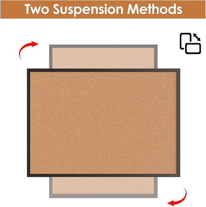 Board2by Cork Board Bulletin Board 36 x 48, Office Board - Image 6
