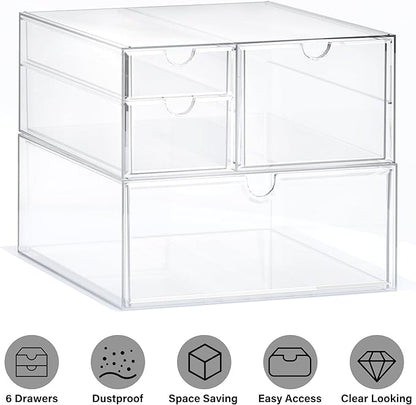 Prsildan Acrylic Drawer Makeup Organizer - Image 5