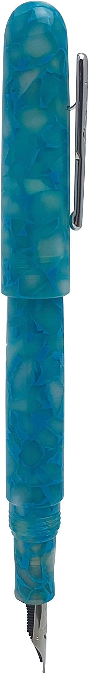 Conklin All American Fountain Pen in Turquoise Serenity – Fine Nib, Elegant - Image 3