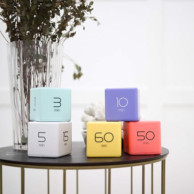 mooas Cube Timer, Timers Cube Flip Block Timers Productivity Gravity Sensor - Image 6