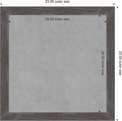 Amanti Art Grey Framed Magnetic Board 23x23 Medium Vision Board - Image 3