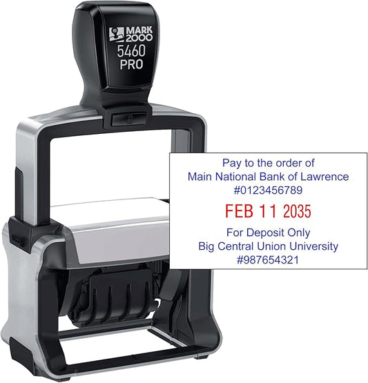 Mark 2000 5460 Professional Self Inking Date Stamp by Mark2000