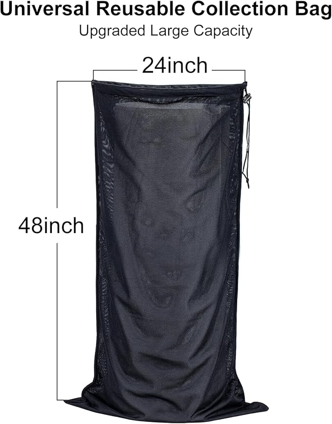 Wood Chipper Bag Collection for Craftsman Electric Shredder Mulcher, Universal - Image 2