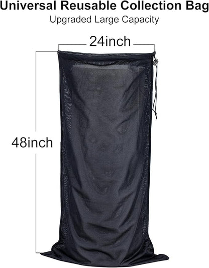 Wood Chipper Bag Collection for Craftsman Electric Shredder Mulcher, Universal - Image 2