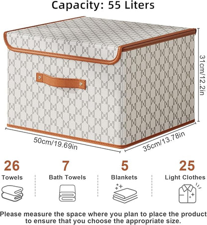 Tuza 4 Pack Fabric Storage Bins - Image 2