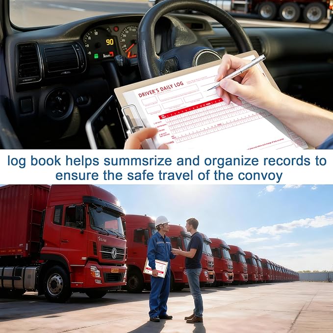 LINAUSTFB Daily Log Books for Truck Drivers - Image 6