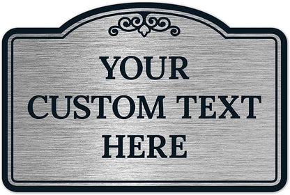 Custom Decorative Sign, Personalized Metal Sign by SigoSigns