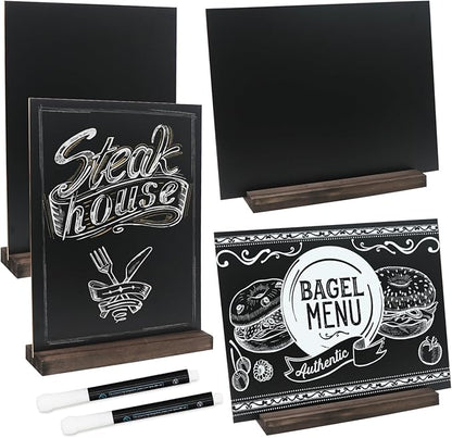 GUKBIAY Tabletop Chalkboard Sign - Image 3