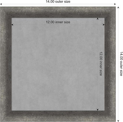 Amanti Art Grey Framed Magnetic Board 14x14 X-Small Vision Board - Image 4