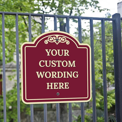 Custom Decorative Sign, Personalized Metal Sign - Image 4