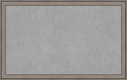 Amanti Art Grey Framed Magnetic Board 27x43 Large Vision Board by AmantiArt