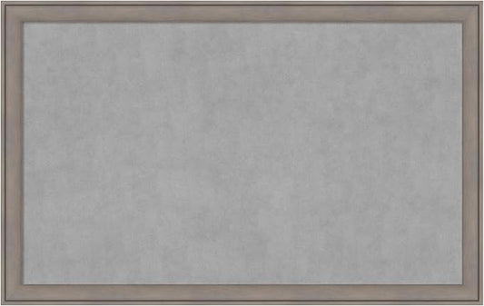 Amanti Art Grey Framed Magnetic Board 27x43 Large Vision Board by AmantiArt