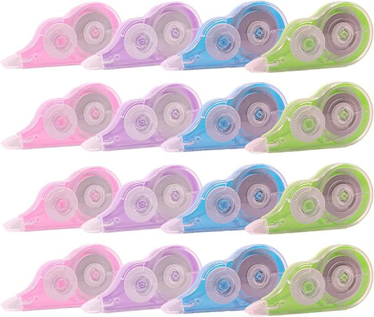 Tramboo 16 Pcs 39.4 Ft Colorful Correction Tape, Teacher Supplies, Office and by Unknown