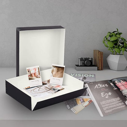 Lineco Museum Archival Storage Box, 9.75x12.75x3 in. Drop Front Design. - Image 8
