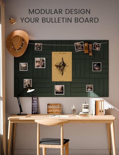 Fluxynara Large Felt Bulletin Board 36"x24" Cork Board Alternative - Image 5