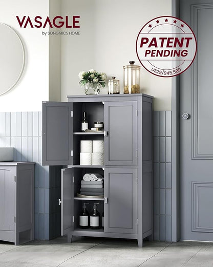 VASAGLE Floor Storage Cabinet, Freestanding Storage Unit - Image 4
