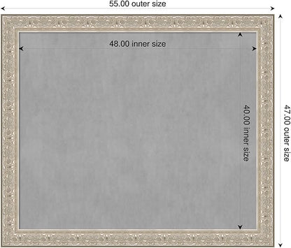 Amanti Art Silver Framed Magnetic Board 47x55 Oversize Vision Board - Image 2