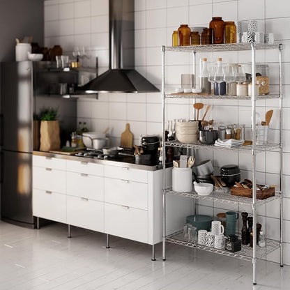 Regal Altair 21" Deep x 36" Wide x 74" Height Wire Shelving Kit | 5-Tier | NSF - Image 8