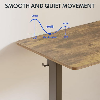 FLEXISPOT One-Piece Electric Standing Desk, 55 x 28 Inches Adjustable Desk - Image 7