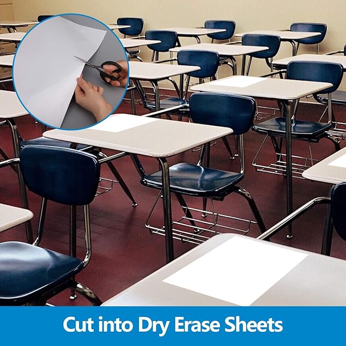 AFMAT Whiteboard Sticker, Stain-Proof & Super Sticky, No Ghost After 60 Days - Image 6