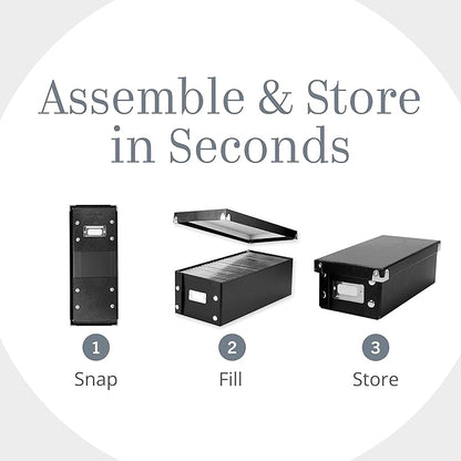 Snap-N-Store Index Card Holder Storage Box - Image 7