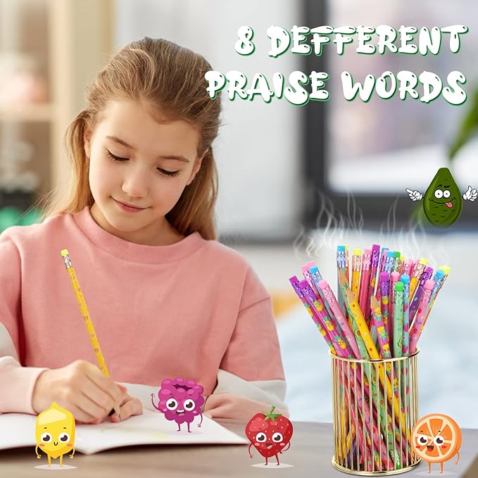 Leinuosen 100 Pcs Scented Pencils Bulk - Image 5