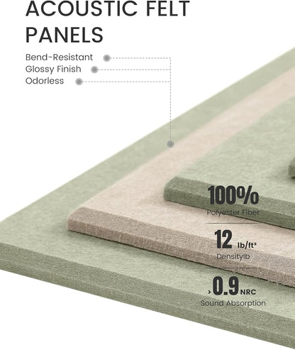 Large Felt Bulletin Board 48" x 36" Cork Board Alternative-12 Pack - Image 4