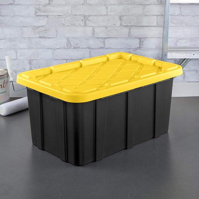 Sterilite 12-Pack Industrial Tote, Plastic Storage Container Bins - Image 4