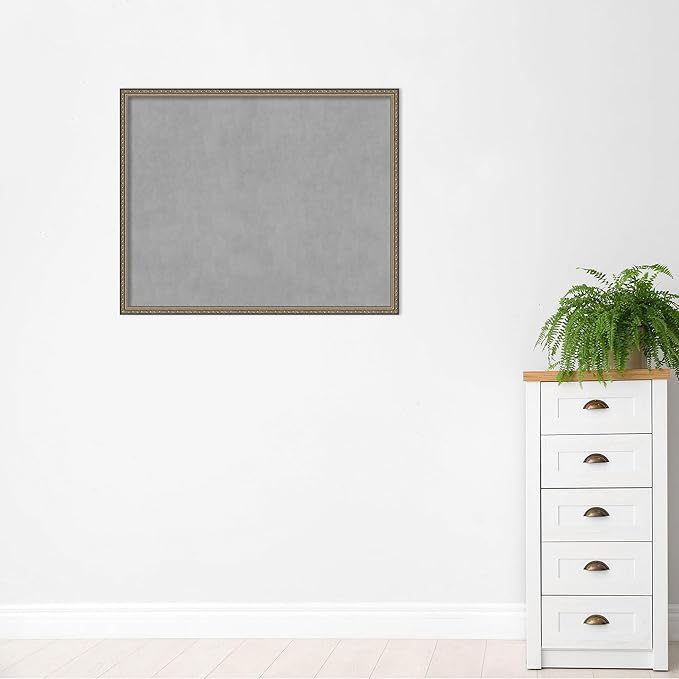 Amanti Art Silver Framed Magnetic Board 34x42 X-Large Vision Board - Image 6