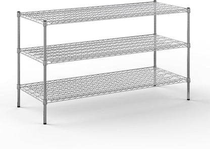 Regal Altair 24" Deep x 60" Wide x 34" Height Wire Shelving Kit | 3-Tier | NSF by Regal+Altair
