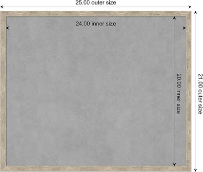 Amanti Art Silver Framed Magnetic Board 21x25 Medium Vision Board - Image 3