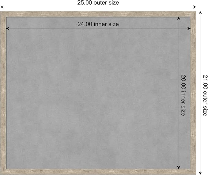Amanti Art Silver Framed Magnetic Board 21x25 Medium Vision Board - Image 4